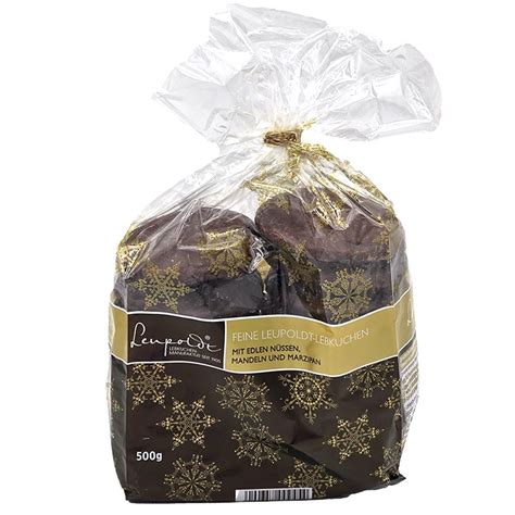 Leupoldt Lebkuchen mit Zartbitterschokolade und Nüssen