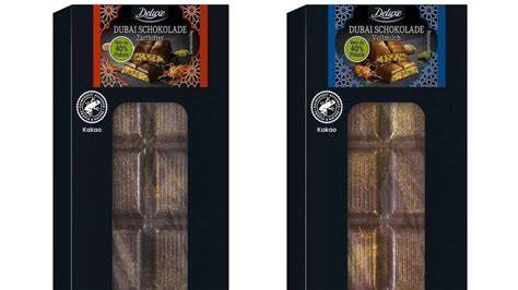Lidl Deluxe Dubai-Schokolade in zwei Varianten