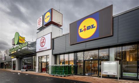 Lidl Filiale mit Prospektauslage