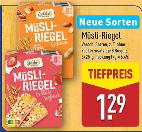 Lidl Müsliriegel ohne Zuckerzusatz verschiedene Sorten, Snack unterwegs