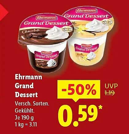 Lidl Prospekt mit Grand Dessert Aktionen
