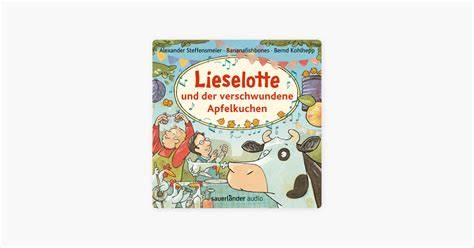 Lieselotte, das Bilderbuchcover mit Apfelkuchen und Sommerfest
