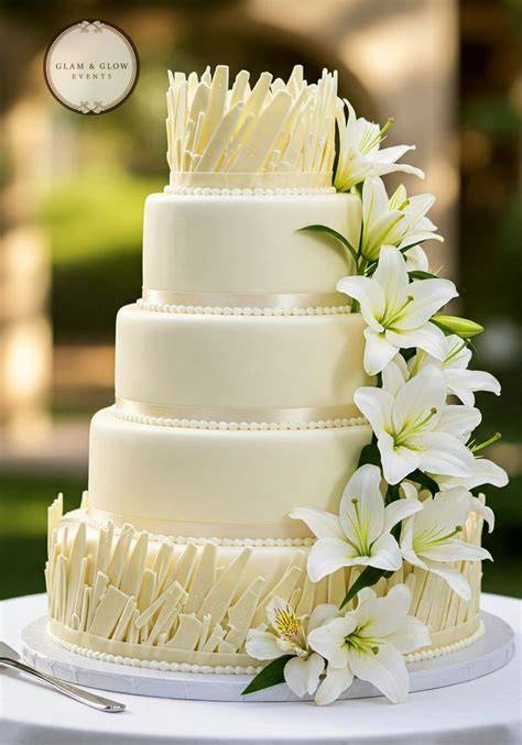 Lilien auf Hochzeitstorten - Symbolik und Design