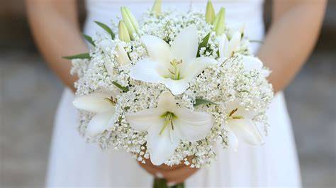 Lilien mit zarter Puderbemalung - Farbvariationen