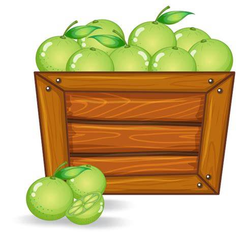 Limetten und Erdbeeren auf Holzbrett