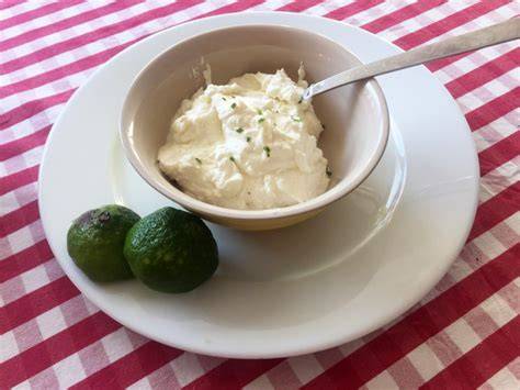 Limetten und Frischkäse Zutaten