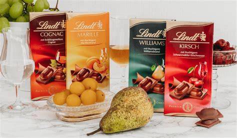 Lindt Alkoholtafeln Präsentation