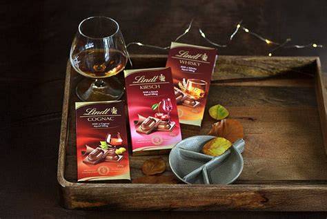 Lindt Alkoholtafeln und Spezialsorten