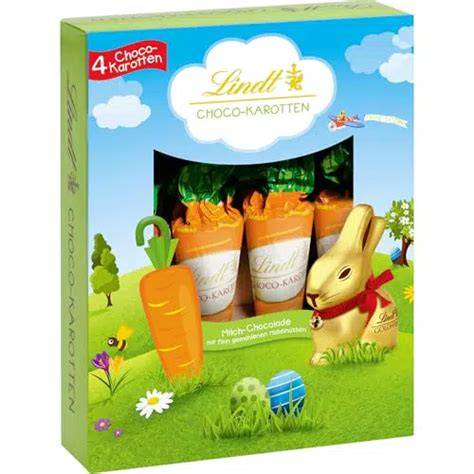 Lindt Choco Karotten im Osternest