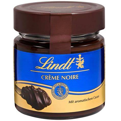 Lindt Crème Noire Nährwerttabelle Illustration