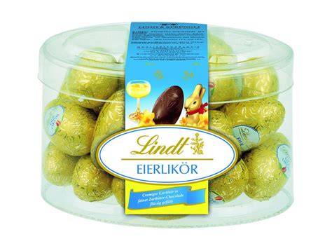 Lindt Eierlikör-Eier als Geschenk