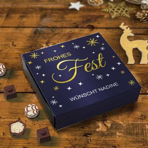 Lindt Frohes Fest: Übersicht verschiedener Pralinen und Tafeln
