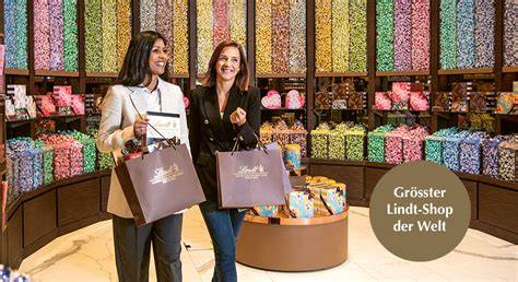 Lindt Geschenkverpackungen und Schleifen