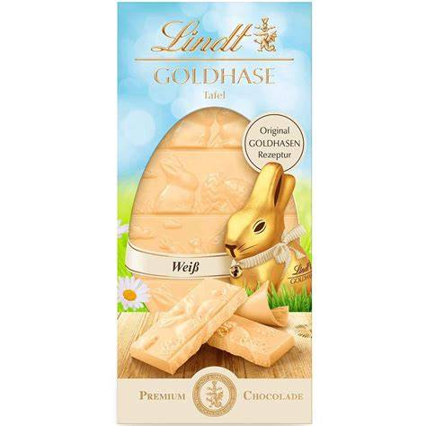 Lindt Goldhase Verpackungsvarianten: Hohlfigur und Tafel Caramel & Salz