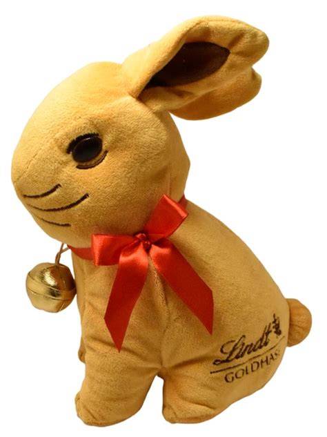 Lindt Goldhase als Kuscheltier mit Klingel