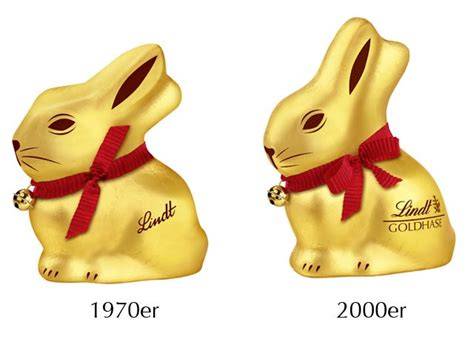 Lindt Goldhase in seiner typischen goldenen Folie mit rotem Band
