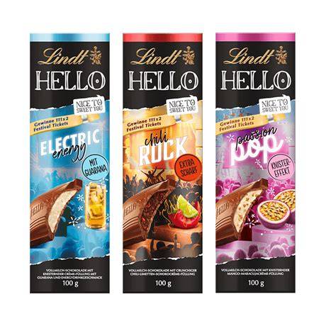 Lindt HELLO Festival Edition - Produktabbildung