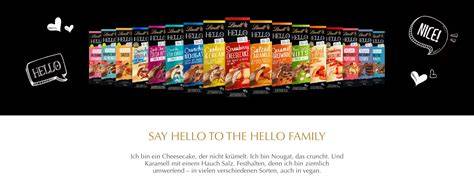 Lindt Hello Sortenübersicht leckere Schokolade