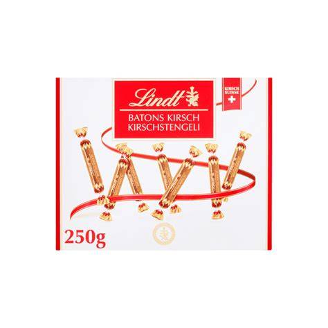Lindt Kirschstengeli im Denner Regal