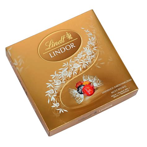 Lindt Lindor Geschenkschachteln in Herzform und Präsent-Box