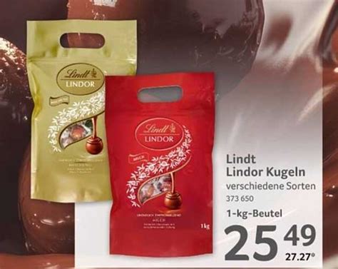 Lindt Lindor Kugeln Mischung: verschiedene Sorten im Beutel