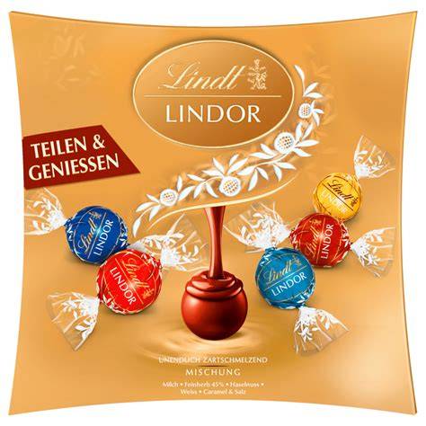 Lindt Lindor Kugeln Sorten und Verpackung