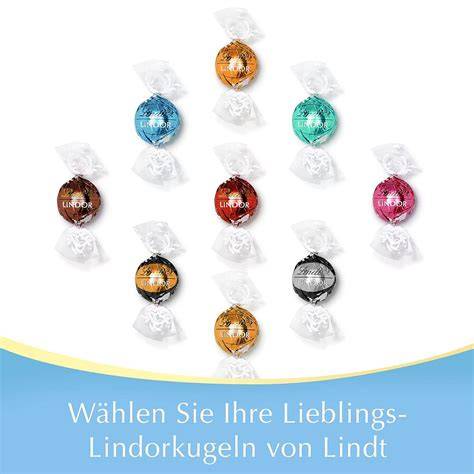 Lindt Lindor Sortenübersicht international