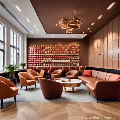 Lindt Lounge - modernes Office Interior