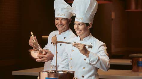 Lindt Maîtres Chocolatiers bei der Schokoladenherstellung