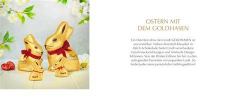 Lindt Osterhase als Geschenkidee und festliche Dekoration