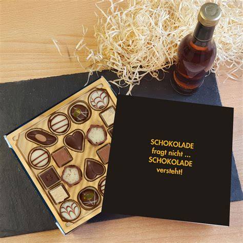 Lindt Pralinen mit personalisierter Banderole und Grußtext