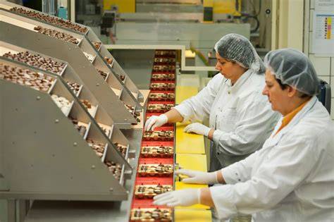 Lindt Produktionslinie / Fabrik