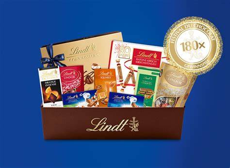 Lindt Schokoladenpaket Gewinn - Abbildung des Gewinns