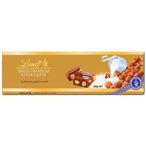 Lindt Tafeln: Vollmilch, Edelbitter, Nuss