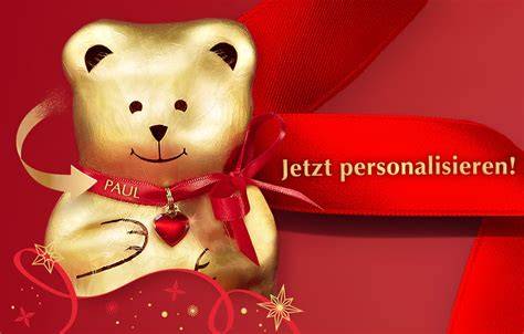Lindt Teddy Personalisierung mit Namen