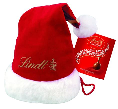 Lindt Weihnachtsmann Mütze als Geschenk- und Deko-Idee