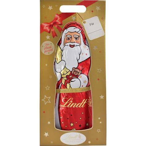 Lindt Weihnachtsmann Silber Verpackung