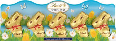 Lindt-Sortiment: Goldhase und Mini Goldbär