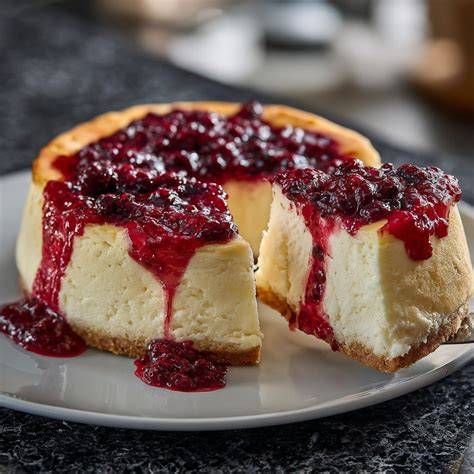 Linsenkuchen frisch gebacken in Springform
