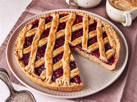 Linzer Torte Teiggitter Muster