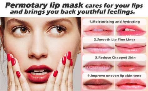 Lippenmaske Anwendung nachts