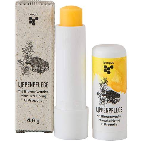 Lippenpflege mit natürlichen Zutaten - Honig, Propolis, Bienenwachs