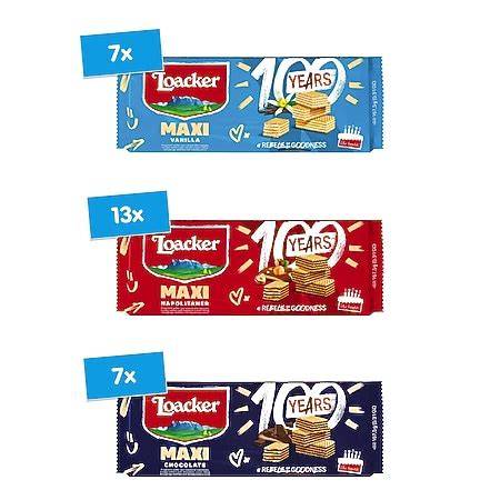 Loacker Maxi Waffeln 27er Pack