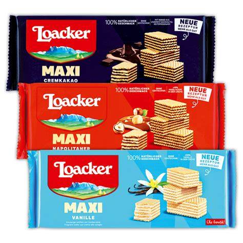 Loacker Maxi Waffeln in Großpackung als Snack