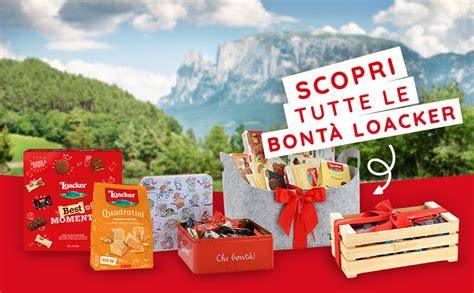 Loacker Verpackungen mit Berg Schlern