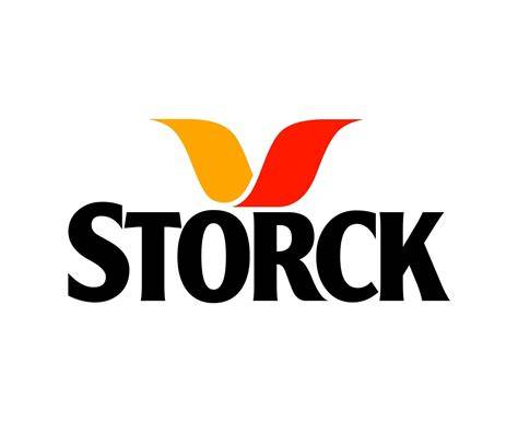 Logo Storck und Fabrikhalle