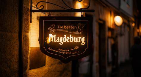 Logo und Außenansicht der drei besten Tortenläden Magdeburgs
