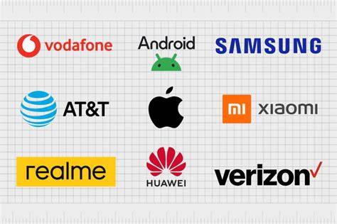 Logos gängiger Smartphone-Hersteller und Beispielmodelle