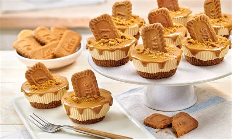 Lotus Biscoff Kekse, Creme und geschichtete Desserts - Zutaten und Serviervorschläge
