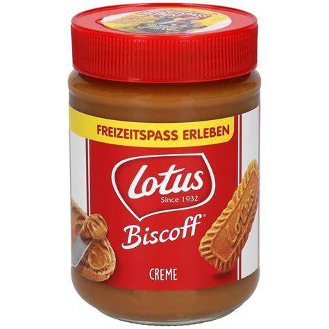 Lotus Biscoff Kekse und Creme